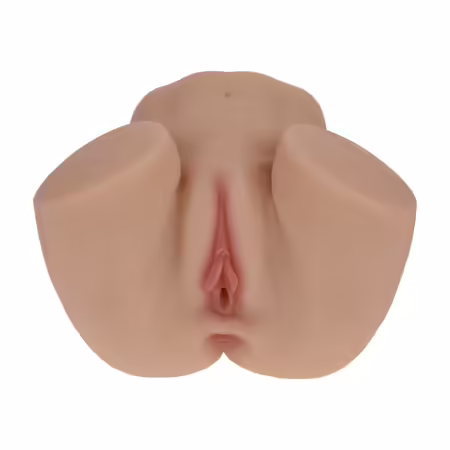 Bodyforms Nina Vale Dual Entry вибриращ Machine Intymna 2,5 кг Tan