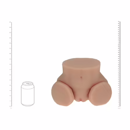 Bodyforms Nina Vale Dual Entry вибриращ Machine Intymna 2,5 кг Tan