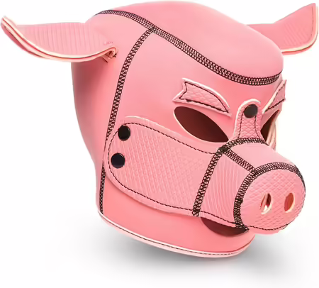 Oxballs Swine Pink Анатомична маска за глава на неопрена XL