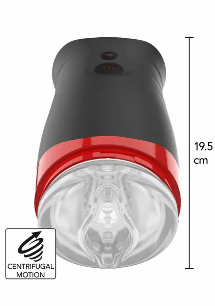 HIDDEN DESIRE Fusion X Quantum Cyclone Intimate Machine 2000 RPM Black