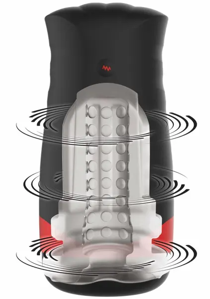 HIDDEN DESIRE Fusion X Quantum Cyclone Intimate Machine 2000 RPM Black
