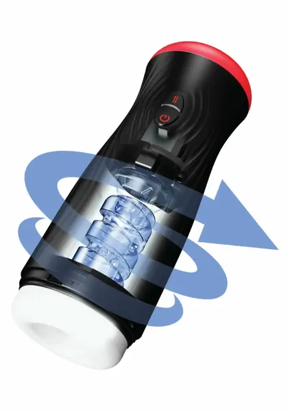 HIDDEN DESIRE Fusion X Vortex Thrust Intimate Machine, Rotating, USB, IPX6