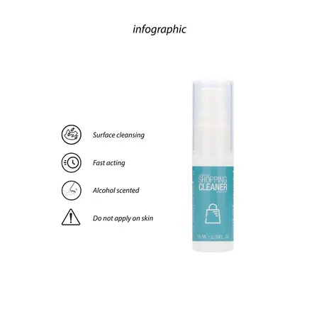 Cobeco Disinfect 80S Antibacterial Shop Cleaner Spray 15 ml