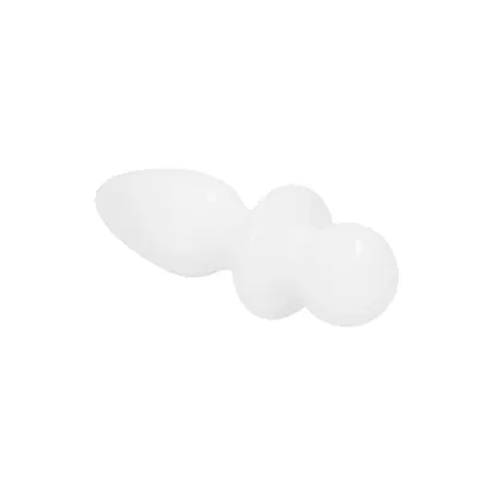 Glas Rocker Borosilicate Glass Intimate Plug - Ergonomic Shape, Clear