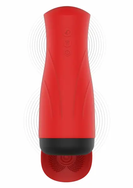 Super Suction Nutbuster Triple Intimate Machine, 5 Modes, IPX5, Black
