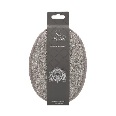 Touche Oval Bath Pad Bamboo Charcoal & Flax Universal Size