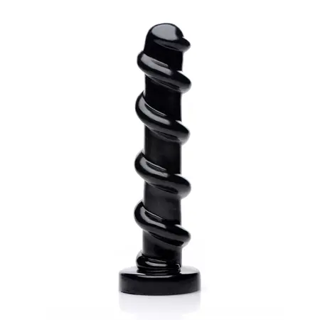 Mighty Screw Intimate Machine 25 cm Black Non-Phthalate PVC