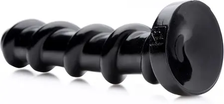 Mighty Screw Intimate Machine 25 cm Black Non-Phthalate PVC
