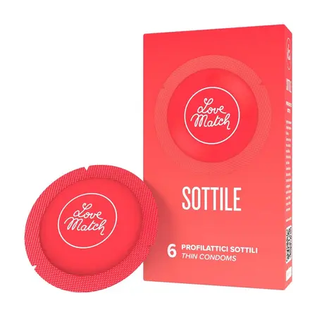 Love Match Sottile Ultra-Thin Latex Protection 6-Pack