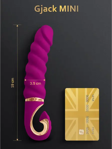 Gvibe Gjack Mini Sweet Raspberry Compact Intimate Device Bioskin