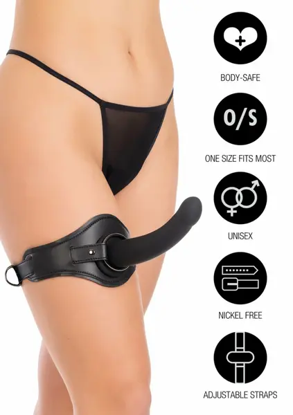 INFERNO by HIDDEN DESIRE Thigh Strap-On Adjustable PU Leather System