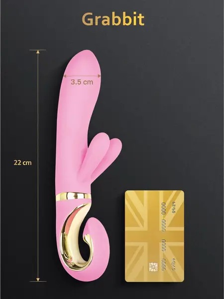 Gvibe Grabbit Intimate Massager Candy Pink Triple Motor