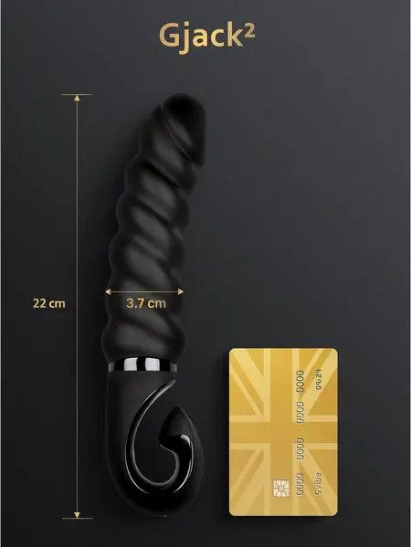 Gjack 2 вибратор от Bioskin, черен