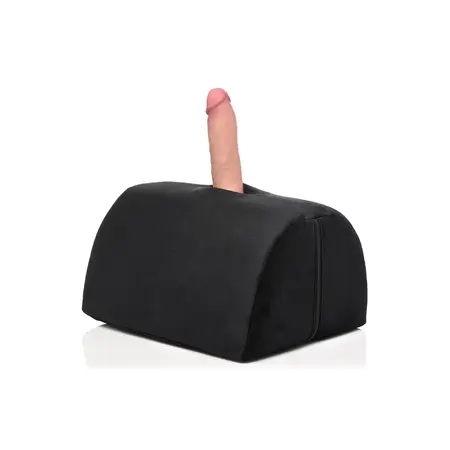 XR Brands Love Toy Cushion Black - Ergonomic High-Density Foam Support