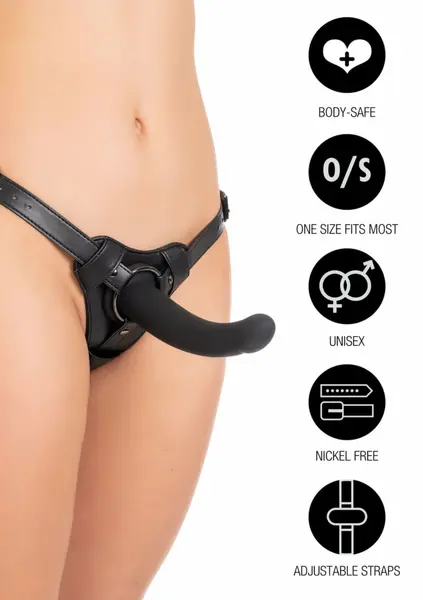 INFERNO by HIDDEN DESIRE Classic Strap-On Adjustable Harness PU Leather
