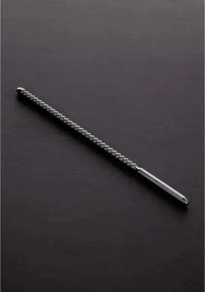 Shots Dipstick Ribbed Stainless Steel Intimate Sound 0.3/0.8 cm