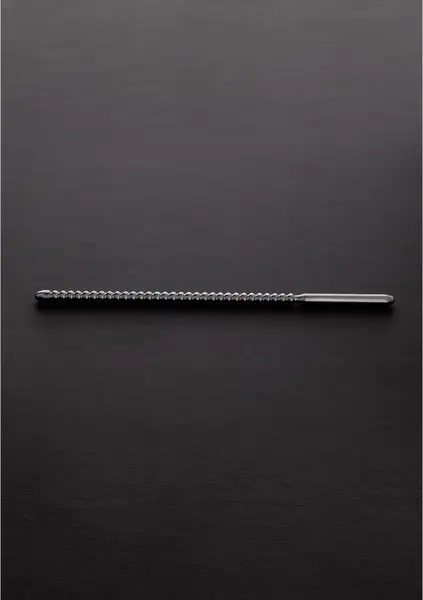 Shots Dipstick Ribbed Stainless Steel Intimate Sound 0.3/0.8 cm