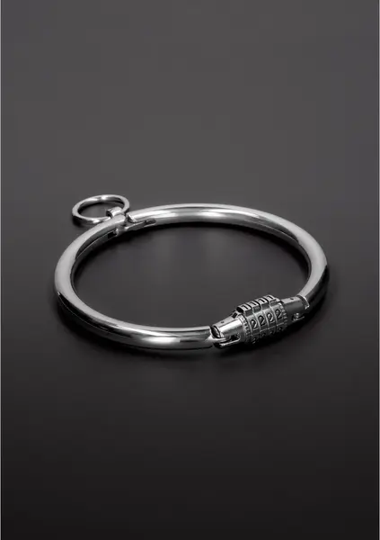 Kiotos Steel Stainless Steel Collar with Combination Lock - Small Size