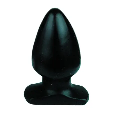 Buttplug and Joy M Black - Anatomical Silicone Plug, Medium Size