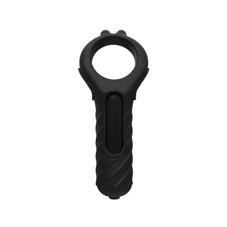 Bathmate Vibe Edge Silicone Ring with 10-Mode Vibration Bullet Blue