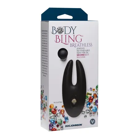 Body Bling Breathless Intimate Flexible Vibrator SecondSkyn Pink USB