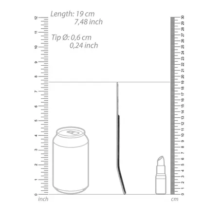 Mystim Stainless Steel Dilator 6 mm - Precision Medical-Grade Rod