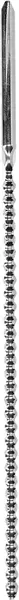 Mystim Stainless Steel Ribbed Medical Sound 6 mm - Precision Urethral Trainer