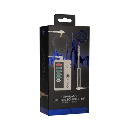 E-Stim Electro Urethral Sounding Set Small - Stainless Steel System