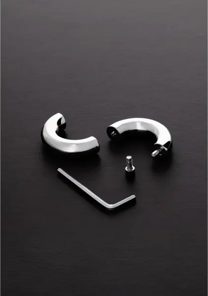 Mister B Round 2-Piece Stainless Steel Stretching Ring 0.6/1.5 cm