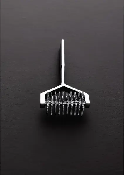 Sinner Gear Stainless Steel 10-Head Sensation Pinwheel, Silver