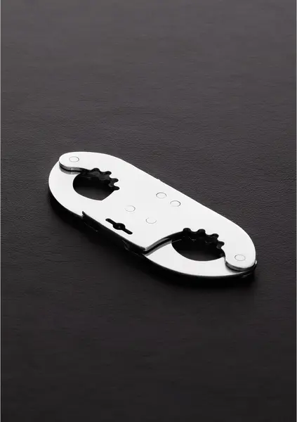 Shots Thumb & Toe Cuffs Compact Restraint System Metal Silver