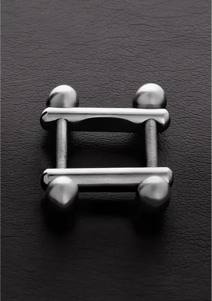EasyToys Stainless Steel Nipple Clamp Adjustable with Dual Ball Tips