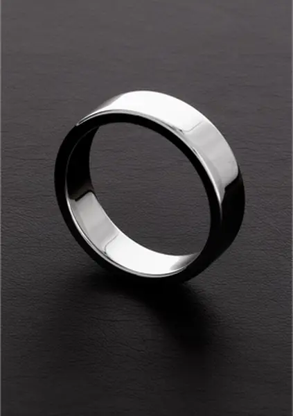 Sinner Gear Flat Stainless Steel Ring 12x57.5mm - High Polish Finish