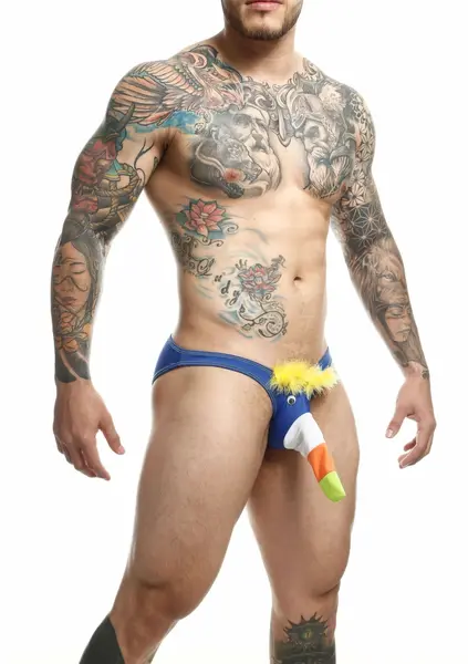 MOB Toucan Bikini - Polyester Lycra, Colorful Design, Size M