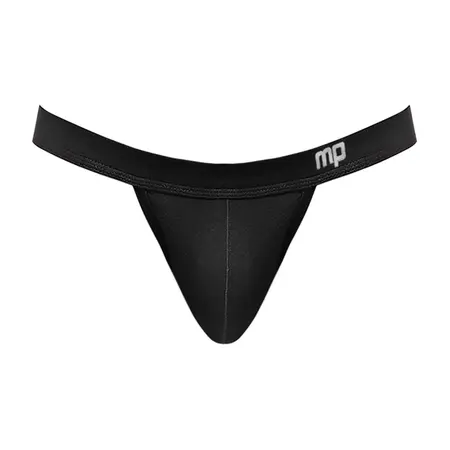 Male Power Pure Comfort Modal Bong Thong L/XL Black Comfort Fit