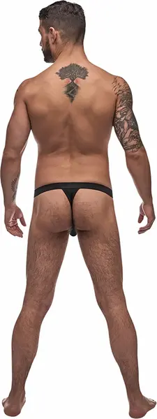 Male Power Pure Comfort Modal Bong Thong L/XL Black Comfort Fit