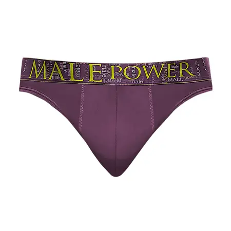 Male Power Avant-Garde Enhancer Thong L/XL Purple Collage Waistband