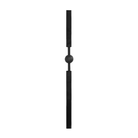 Ouch! Adjustable Silicone Ball Gag - Flexible Strap System, Black