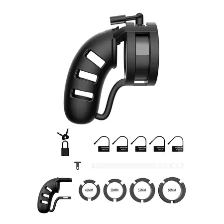 Mancage Model 19 Silicone Chastity System with Ball Divider 11.5 cm