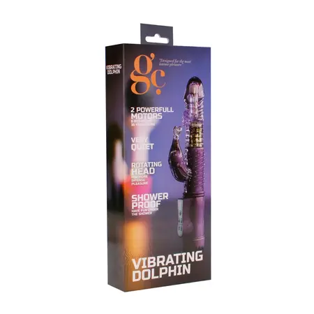Shots Vibrating Dolphin Multi-Pattern Rotating System Blue