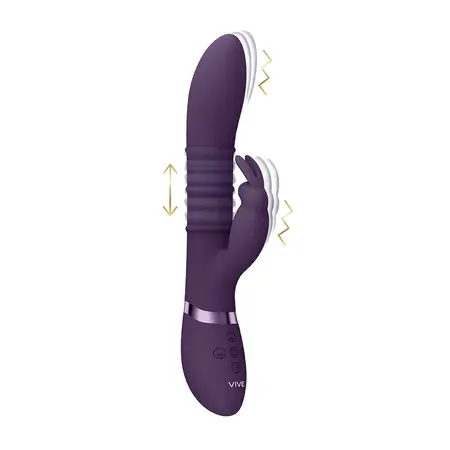 VIVE Sora VIVE054 Up-Down Motion Rings Intimate Machine, Purple