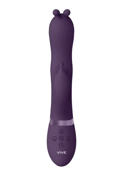 Gada PulseWave Bunny Ear Intimate Massager with Triple Independent Motors
