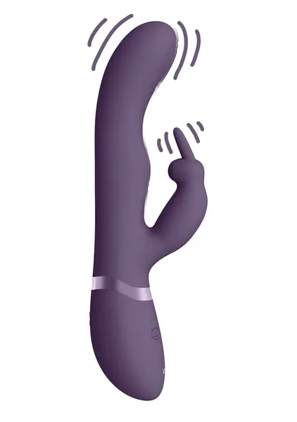 VIVE045 Dual Pulse-Wave System Rabbit Intimate Device Purple