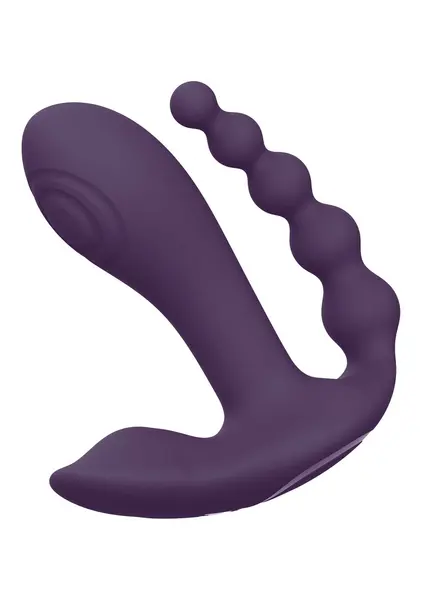 Kata Pulse Wave Dual Stimulation System Purple - Triple Motor, Remote Control