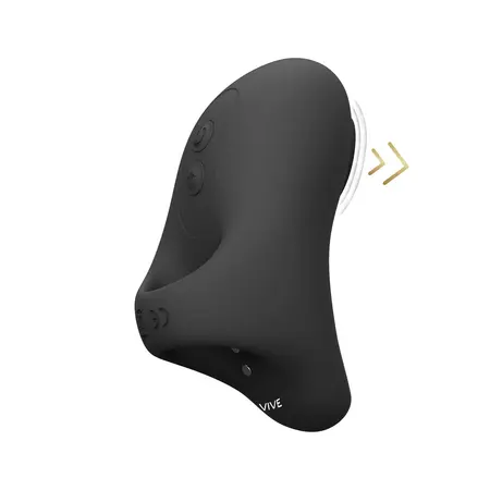 VIVE Hana Black - Ergonomic Pulse Wave Rechargeable Finger Device
