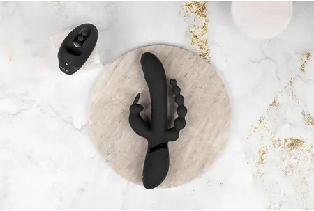 VIVE Hana Black - Ergonomic Pulse Wave Rechargeable Finger Device