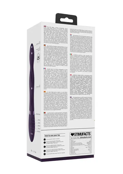 Niva Rotating Multi-Motor Intimate System Purple Silicone USB IPX7