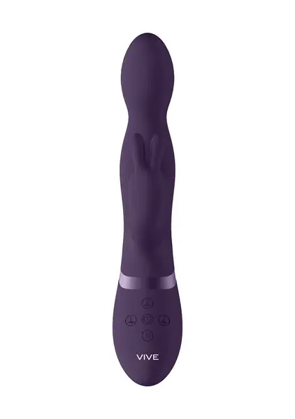 Niva Rotating Multi-Motor Intimate System Purple Silicone USB IPX7