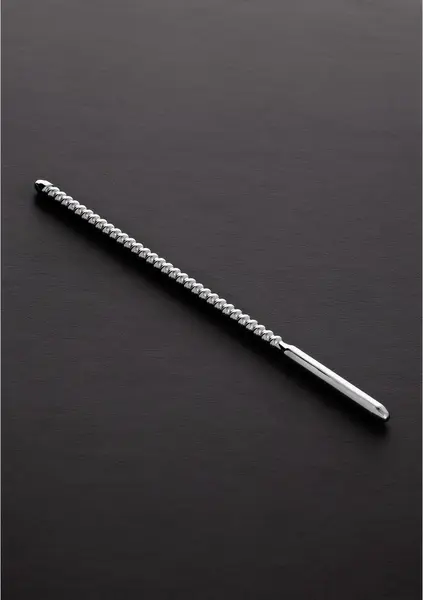 DIPSTICK Ribbed Stainless Steel Intimate Sound 0.3/0.8 cm