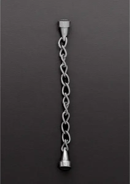 Shots Mini Magnetic Pincher - Discreet Intimate Chain Clamp, Silver